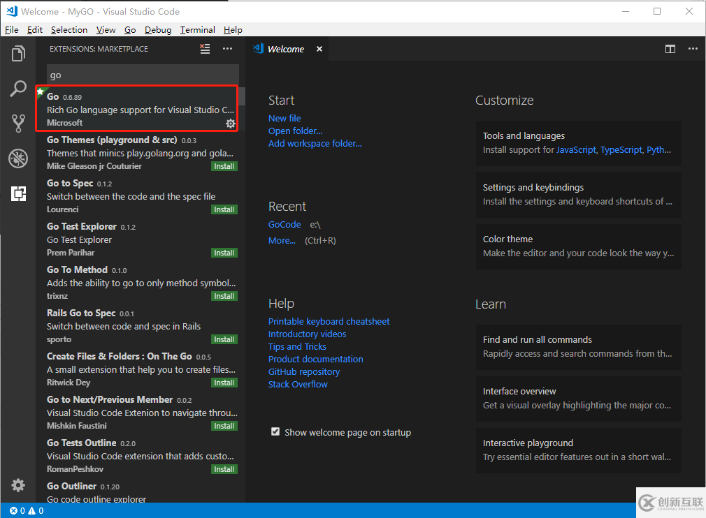 怎么配置使用Go語言IDE中的VSCode