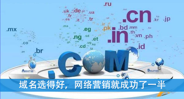 域名選得好，網絡營銷就成功了一半